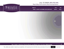 Tablet Screenshot of priveedesigns.com